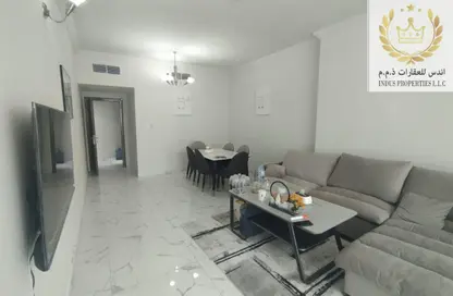 Apartment - 2 Bedrooms - 2 Bathrooms for rent in Oasis Tower - Al Rashidiya 1 - Al Rashidiya - Ajman