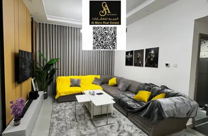 Apartment - 1 Bedroom - 2 Bathrooms for sale in Tower A3 - Ajman Pearl Towers - Ajman Downtown - Ajman