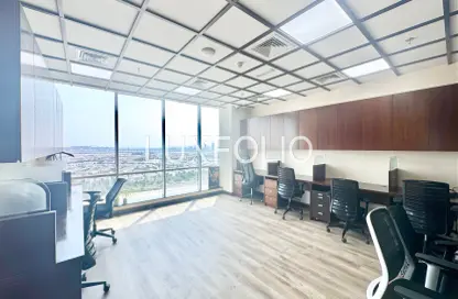Office Space - Studio - 1 Bathroom for rent in Sobha Sapphire - Business Bay - Dubai