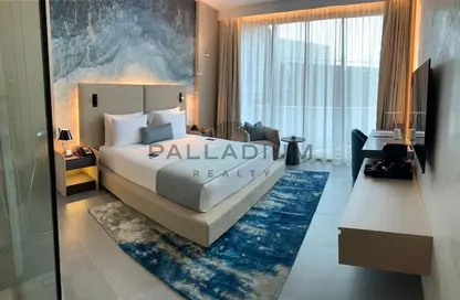 Room / Bedroom image for: Hotel  and  Hotel Apartment - Studio - 1 Bathroom for sale in Ciel Tower - Dubai Marina - Dubai, Image 1