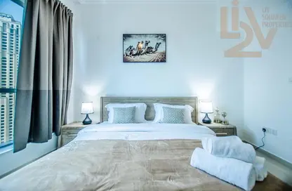 Apartment - 1 Bedroom - 2 Bathrooms for rent in Bay Central West - Bay Central - Dubai Marina - Dubai