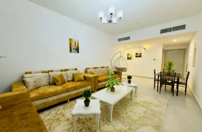 Apartment - 2 Bedrooms - 2 Bathrooms for rent in Corniche Tower - Ajman Corniche Road - Ajman