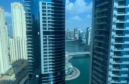 Outdoor Building image for: Apartment - 2 Bedrooms - 2 Bathrooms for rent in Bay Central West - Bay Central - Dubai Marina - Dubai, Image 1