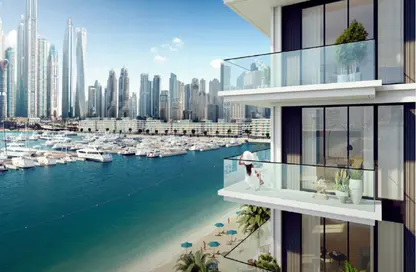 Apartment - 1 Bedroom - 1 Bathroom for sale in Beach Mansion - EMAAR Beachfront - Dubai Harbour - Dubai