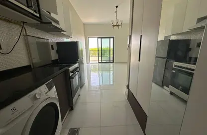 Apartment - Studio - 1 Bathroom for rent in Wavez Residence - Liwan - Dubai Land - Dubai