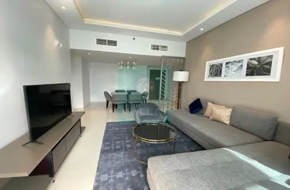 صورة لـ غرفة المعيشة / غرفة الطعام شقة - غرفة نوم - 2 حمامات للايجار في بريفه باي داماك (بي) - داماك مايسون برايف - الخليج التجاري - دبي ، صورة رقم 1
