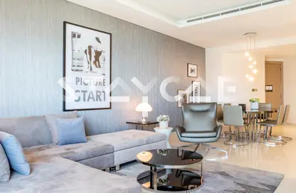 Living / Dining Room image for: Apartment - 3 Bedrooms - 3 Bathrooms for rent in DAMAC Towers by Paramount - Business Bay - Dubai, Image 1
