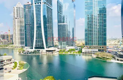 Apartment - 1 Bedroom - 2 Bathrooms for rent in Green Lake Tower 3 - Green Lake Towers - Jumeirah Lake Towers - Dubai