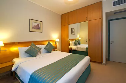 النزل و الشقق الفندقية - غرفة نوم - 1 حمام للايجار في مركز ورزيدنس البستان - منطقة القصيص السكنية - القصيص - دبي