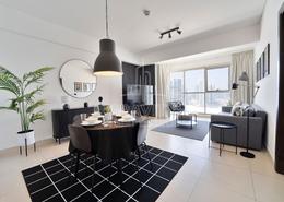 Living / Dining Room image for: Apartment - 1 bedroom - 1 bathroom for sale in The Wave - Najmat Abu Dhabi - Al Reem Island - Abu Dhabi, Image 1