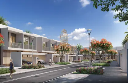 Outdoor Building image for: Townhouse - 3 Bedrooms - 4 Bathrooms for sale in Maha Townhouses - Town Square - Dubai, Image 1