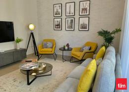 Living Room image for: Apartment - 1 bedroom - 2 bathrooms for rent in Sparkle Tower 2 - Sparkle Towers - Dubai Marina - Dubai, Image 1