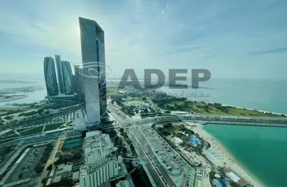 شقة - 3 غرف نوم - 4 حمامات للايجار في أبراج نيشن تاورز - شارع الكورنيش - أبوظبي