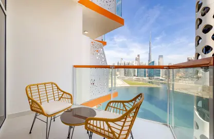 شقة - 1 حمام للايجار في ميلينيوم بن غاطي ريزيدنسز - الخليج التجاري - دبي