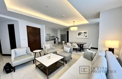 Living / Dining Room image for: Apartment - 2 Bedrooms - 3 Bathrooms for rent in The Address Sky View Tower 2 - The Address Sky View Towers - Downtown Dubai - Dubai, Image 1