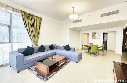 Living / Dining Room image for: Apartment - 1 Bedroom - 1 Bathroom for rent in Al Barsha 1 - Al Barsha - Dubai, Image 1