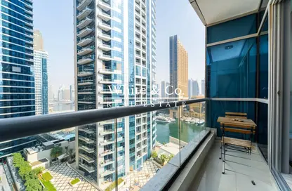 Apartment - 1 Bedroom - 2 Bathrooms for rent in Bay Central West - Bay Central - Dubai Marina - Dubai