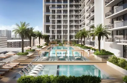 Apartment - Studio - 1 Bathroom for sale in Binghatti Amberhall - Jumeirah Village Circle - Dubai