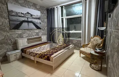 Apartment - 2 Bedrooms - 2 Bathrooms for rent in Orient Tower 1 - Orient Towers - Al Bustan - Ajman