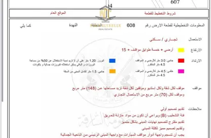 أرض - استوديو للبيع في المجمع السكني جام النهضة - النهدة - الشارقة