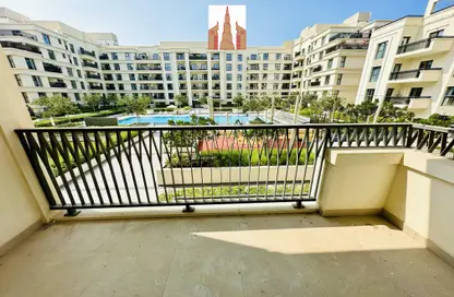 Balcony image for: Apartment - 2 Bedrooms - 2 Bathrooms for sale in Sapphire Beach Residence - Maryam Beach Residence - Maryam Island - Sharjah, Image 1