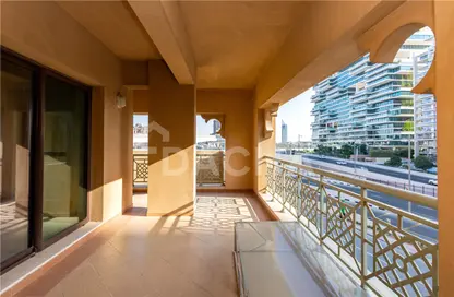 Balcony image for: Apartment - 2 Bedrooms - 3 Bathrooms for sale in Golden Mile 1 - Golden Mile - Palm Jumeirah - Dubai, Image 1