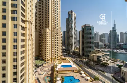 Apartment - 1 Bedroom - 2 Bathrooms for rent in Rimal 4 - Rimal - Jumeirah Beach Residence - Dubai