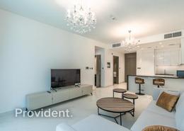 Living Room image for: Apartment - 1 bedroom - 2 bathrooms for rent in Residences 15 - District One - Mohammed Bin Rashid City - Dubai, Image 1