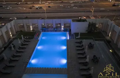 Pool image for: Apartment - 1 Bathroom for rent in West Avenue Tower - Dubai Marina - Dubai, Image 1