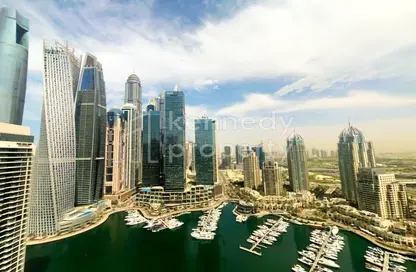 شقة - 3 غرف نوم - 3 حمامات للايجار في برج المارينا - دبي مارينا - دبي