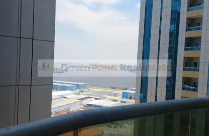 Balcony image for: Apartment - 2 Bedrooms - 2 Bathrooms for sale in Orient Tower 2 - Orient Towers - Al Bustan - Ajman, Image 1