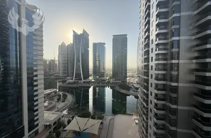 Apartment - 1 Bedroom - 2 Bathrooms for rent in Green Lakes Towers - JLT Cluster S - Jumeirah Lake Towers - Dubai