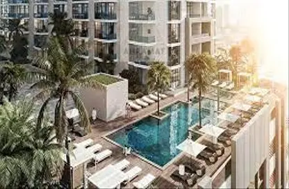 Apartment - 1 Bedroom - 2 Bathrooms for sale in Ajman Creek Towers - Al Rashidiya 1 - Al Rashidiya - Ajman