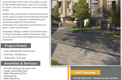 Half Floor - 3 Bedrooms - 6 Bathrooms for sale in Khalifa City A Villas - Khalifa City A - Khalifa City - Abu Dhabi