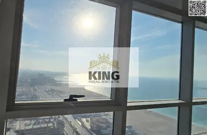 Apartment - 2 Bedrooms - 2 Bathrooms for rent in Corniche Tower - Ajman Corniche Road - Ajman