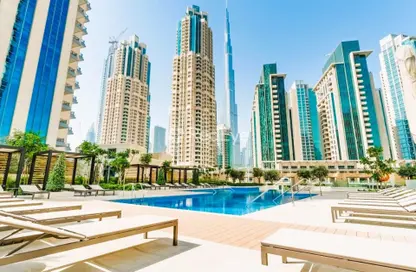 Apartment - 1 Bedroom - 2 Bathrooms for rent in Vida Residence Downtown - Downtown Dubai - Dubai