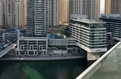 Apartment - 1 Bedroom - 1 Bathroom for rent in Silverene Tower B - Silverene - Dubai Marina - Dubai