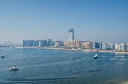 شقة - غرفة نوم - 1 حمام للايجار في جراند بلو تاور 1 - إعمار بيتشفرونت - دبي هاربور - دبي