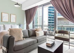 Studio - 1 bathroom for rent in Silverene Tower B - Silverene - Dubai Marina - Dubai