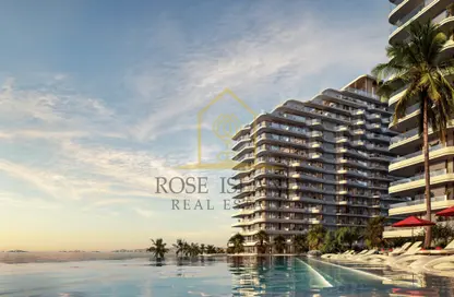 Outdoor Building image for: Apartment - 3 Bedrooms - 4 Bathrooms for sale in Rosso Bay Residence - Al Marjan Island - Ras Al Khaimah, Image 1