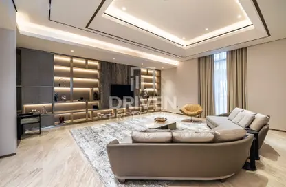 Living Room image for: Apartment - 2 Bedrooms - 3 Bathrooms for sale in Exquisite Living Residences - Burj Khalifa Area - Downtown Dubai - Dubai, Image 1