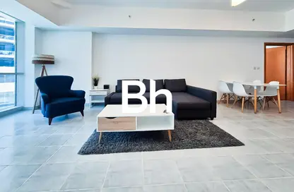 شقة - غرفة نوم - 2 حمامات للايجار في B- برج الأمواج - برج الأمواج - دبي مارينا - دبي