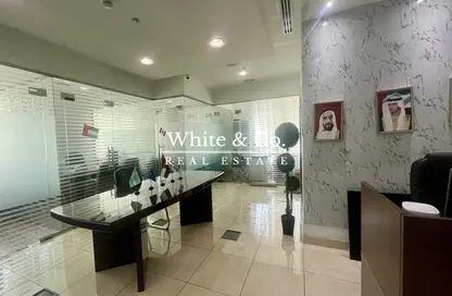Office Space - Studio - 1 Bathroom for rent in The Prism - Business Bay - Dubai