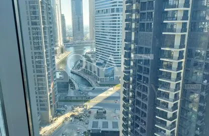 مكتب - استوديو - 1 حمام للايجار في برج بايناري - الخليج التجاري - دبي