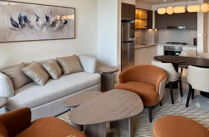 Apartment - 1 Bedroom - 1 Bathroom for rent in Grand Bleu Tower 1 - EMAAR Beachfront - Dubai Harbour - Dubai