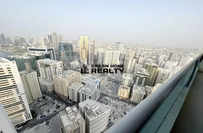 شقة - 2 غرف نوم - 2 حمامات للايجار في برج النخلة 3 - أبراج النخلة - المجاز - الشارقة