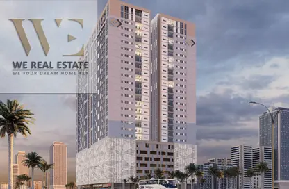 Apartment - 2 Bedrooms - 3 Bathrooms for sale in Bluebell Residence - Al Amerah - Ajman