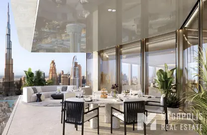 شقة - 4 غرف نوم - 5 حمامات للبيع في فندق وريزيدنس باكارات دبي - برج خليفة - وسط مدينة دبي - دبي