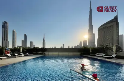شقة - 3 غرف نوم - 3 حمامات للايجار في داون تاون فيوز - دبي وسط المدينة - دبي