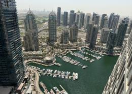 Outdoor Building image for: Apartment - 2 bedrooms - 3 bathrooms for rent in Cayan Tower - Dubai Marina - Dubai, Image 1